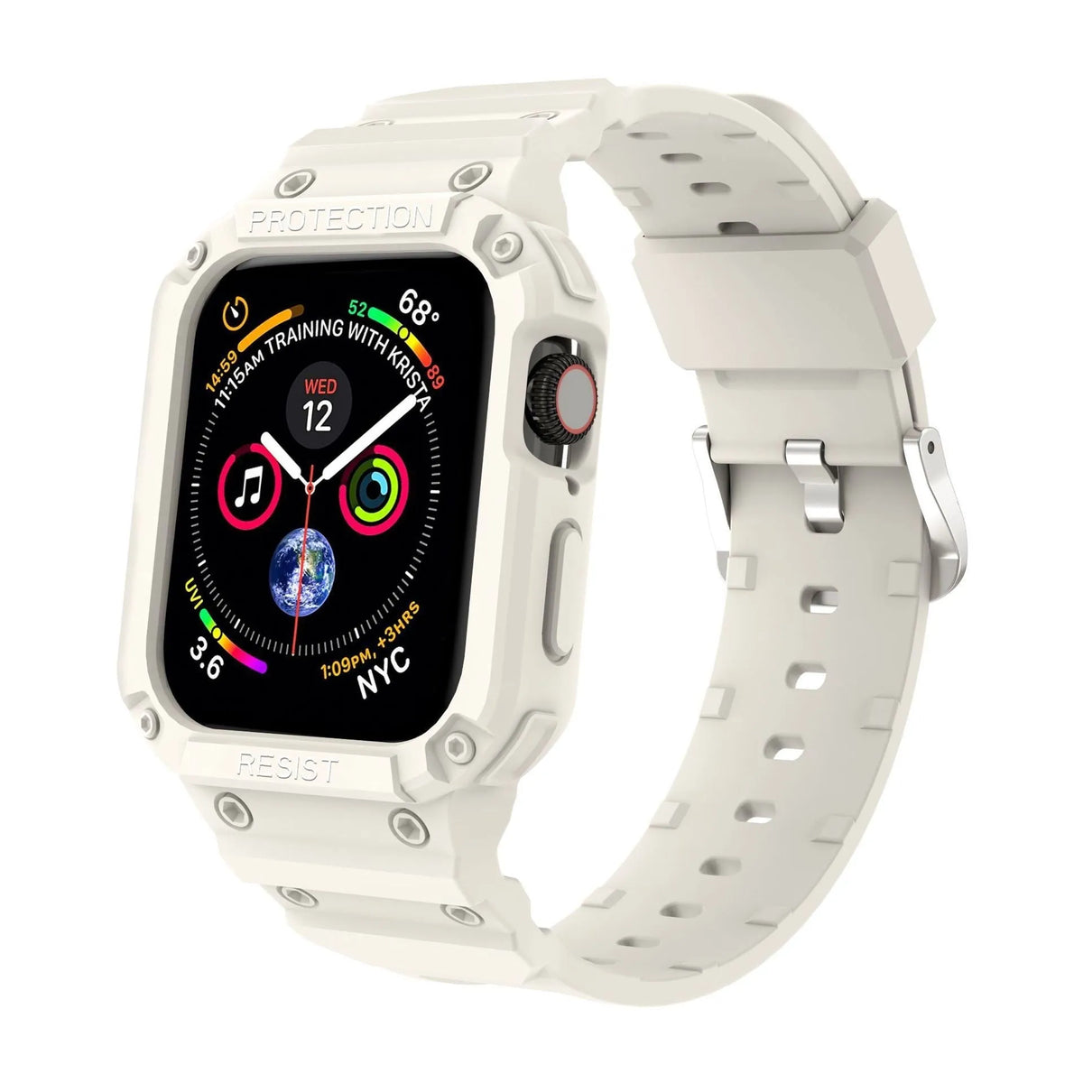 Soft TPU sports watch strap for Apple Watch Series 8 in multiple colour options