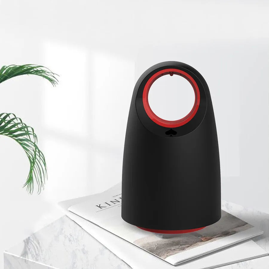 Black or white USB-powered silent mosquito killer with UV LED light for indoor insect control