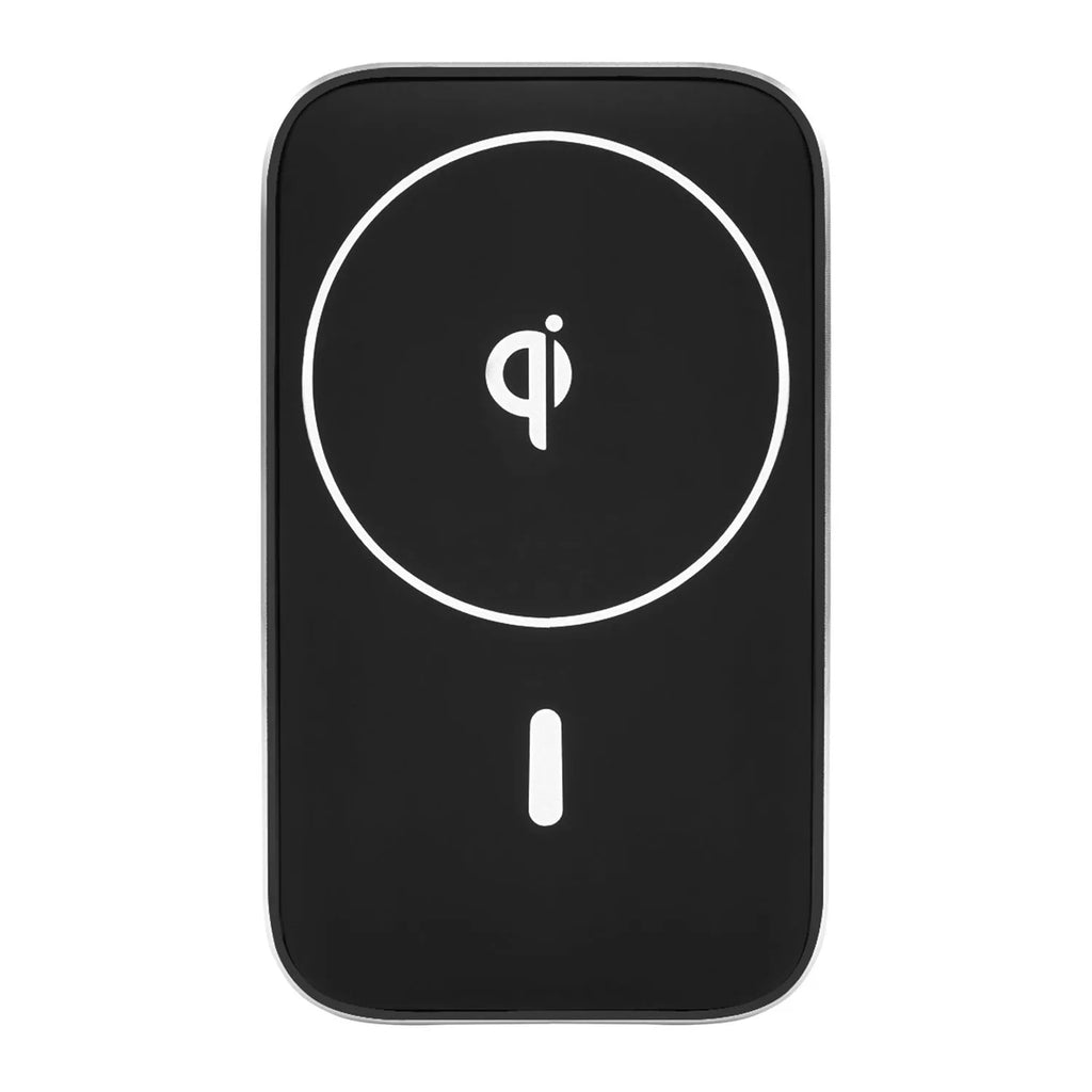 M6 magnetic wireless car charger bracket with suction cup mount in black colour