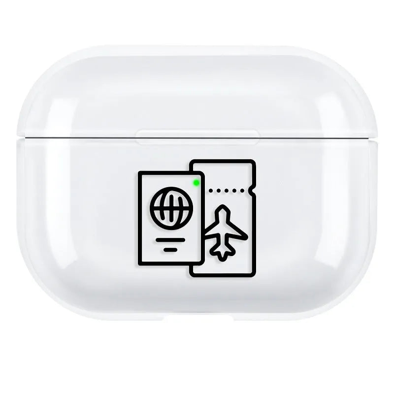 AirPods Pro 3 compatible protective shell case in PC plastic back cover design