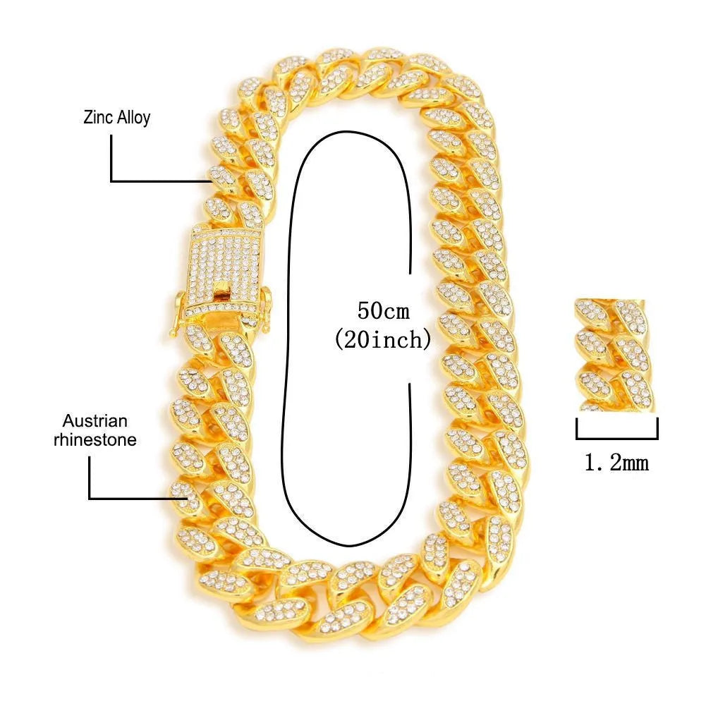 Roman grain quartz watch set with square dial, black mesh band, bracelet, and necklace in gold tone.