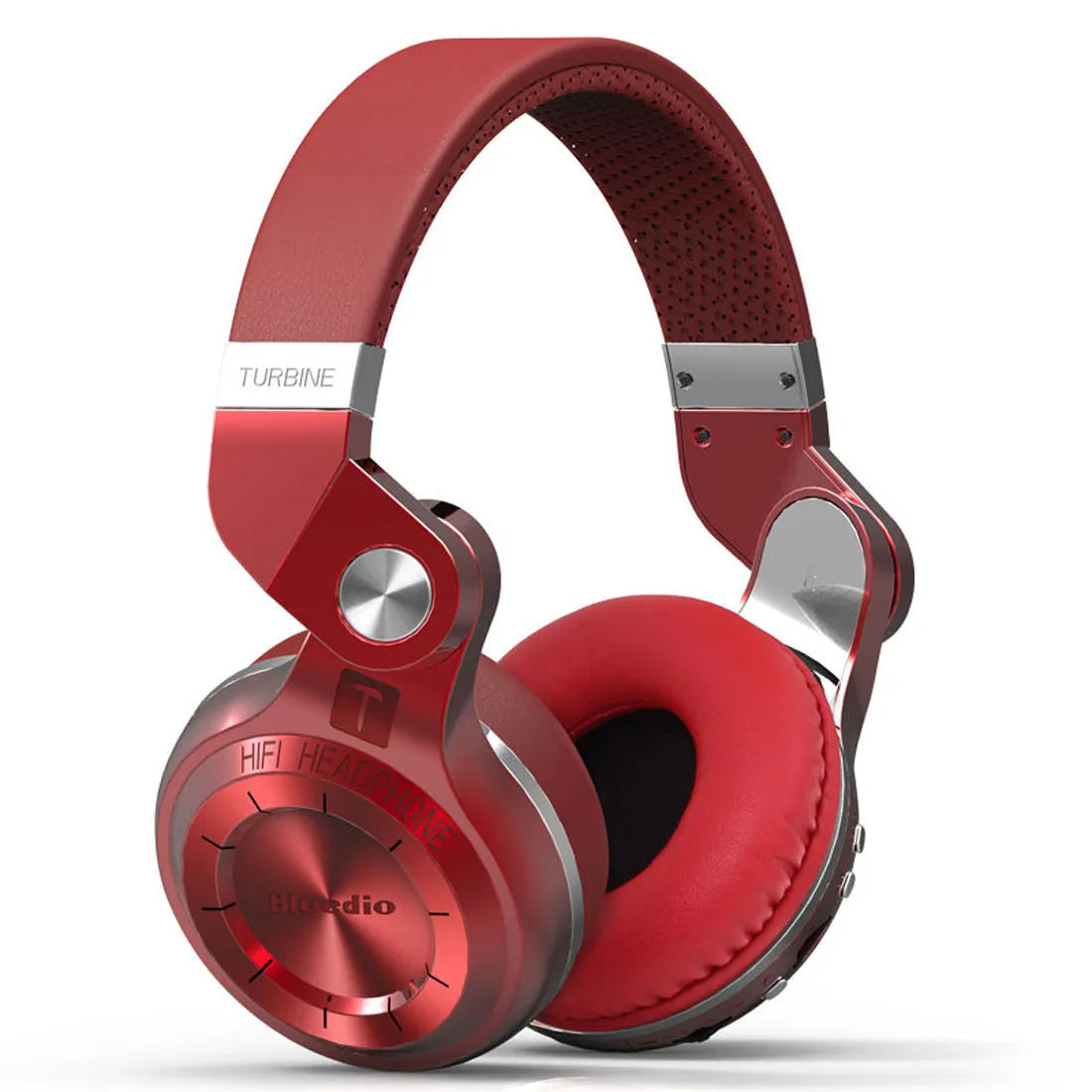 Bluetooth headset with head-mounted design in black colour showing bilateral stereo configuration