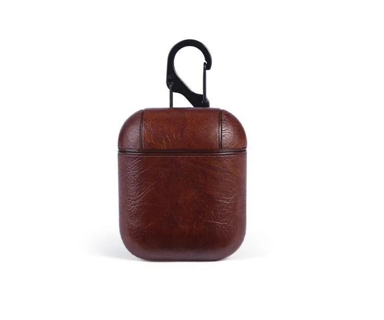 Genuine leather AirPods protective charging case in multiple colour options