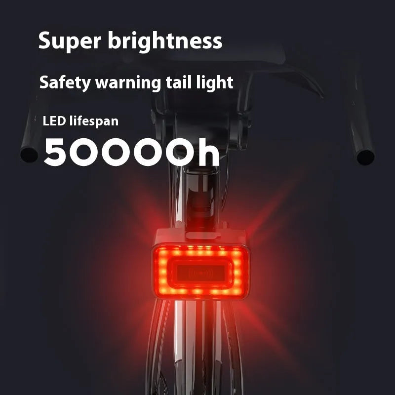 Cycling radar taillight with millimeter wave technology and double bracket mounting system