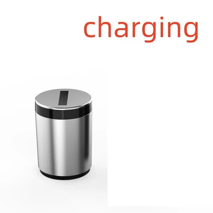 Intelligent induction ashtray with automatic opening in aluminium construction