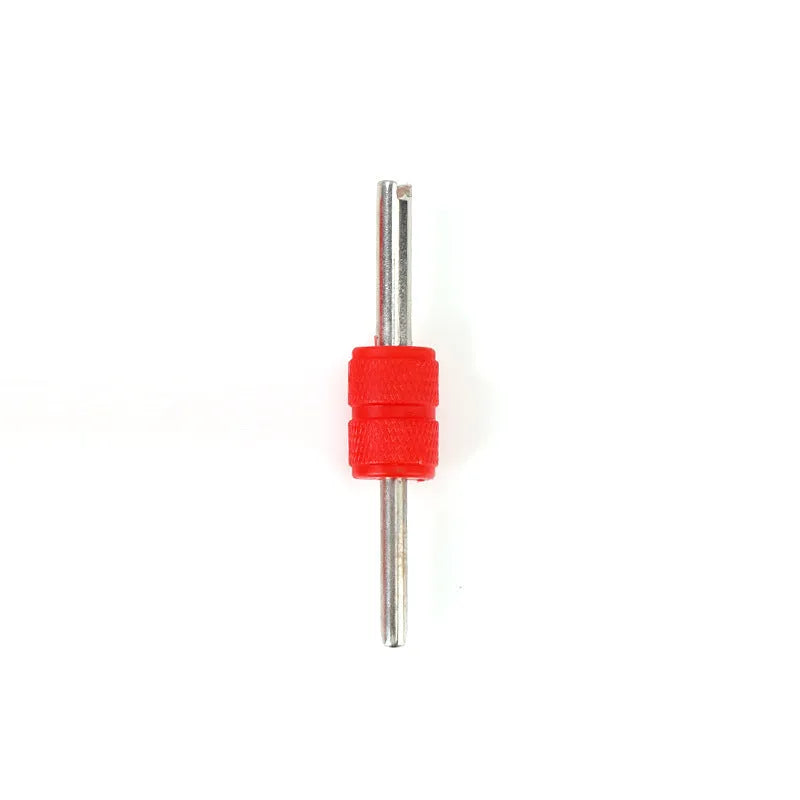 Aluminium alloy single-head twist valve wrench on a workbench