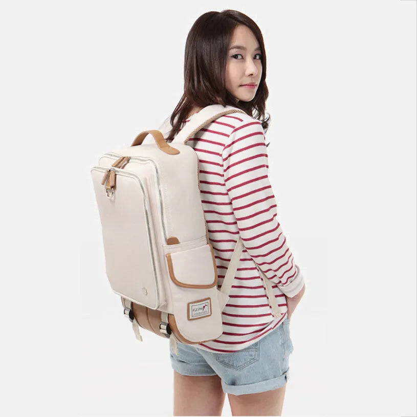 Men's modern Oxford cloth backpack in Korean style design with large 30x16x46cm capacity