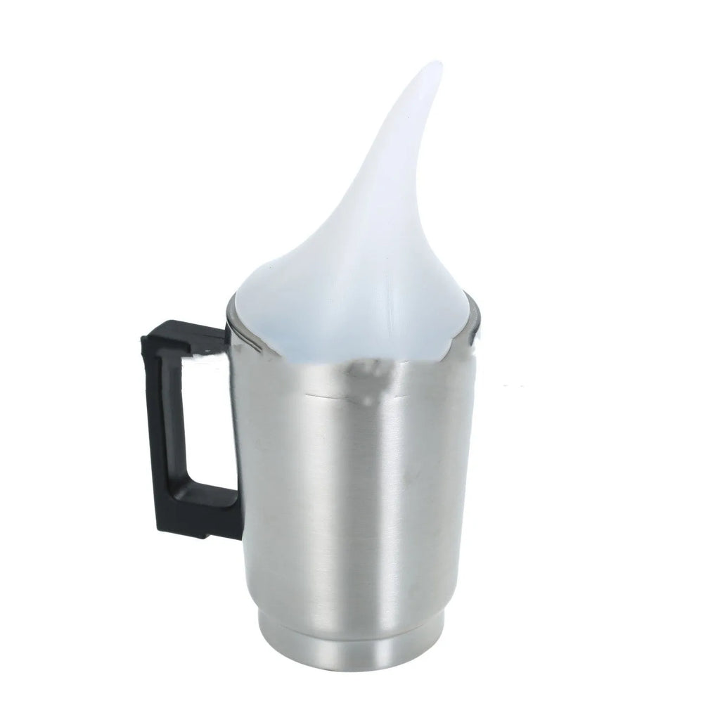 Automotive headlamp renovation kit with stainless steel cups, elbow covers, funnels and power adapters