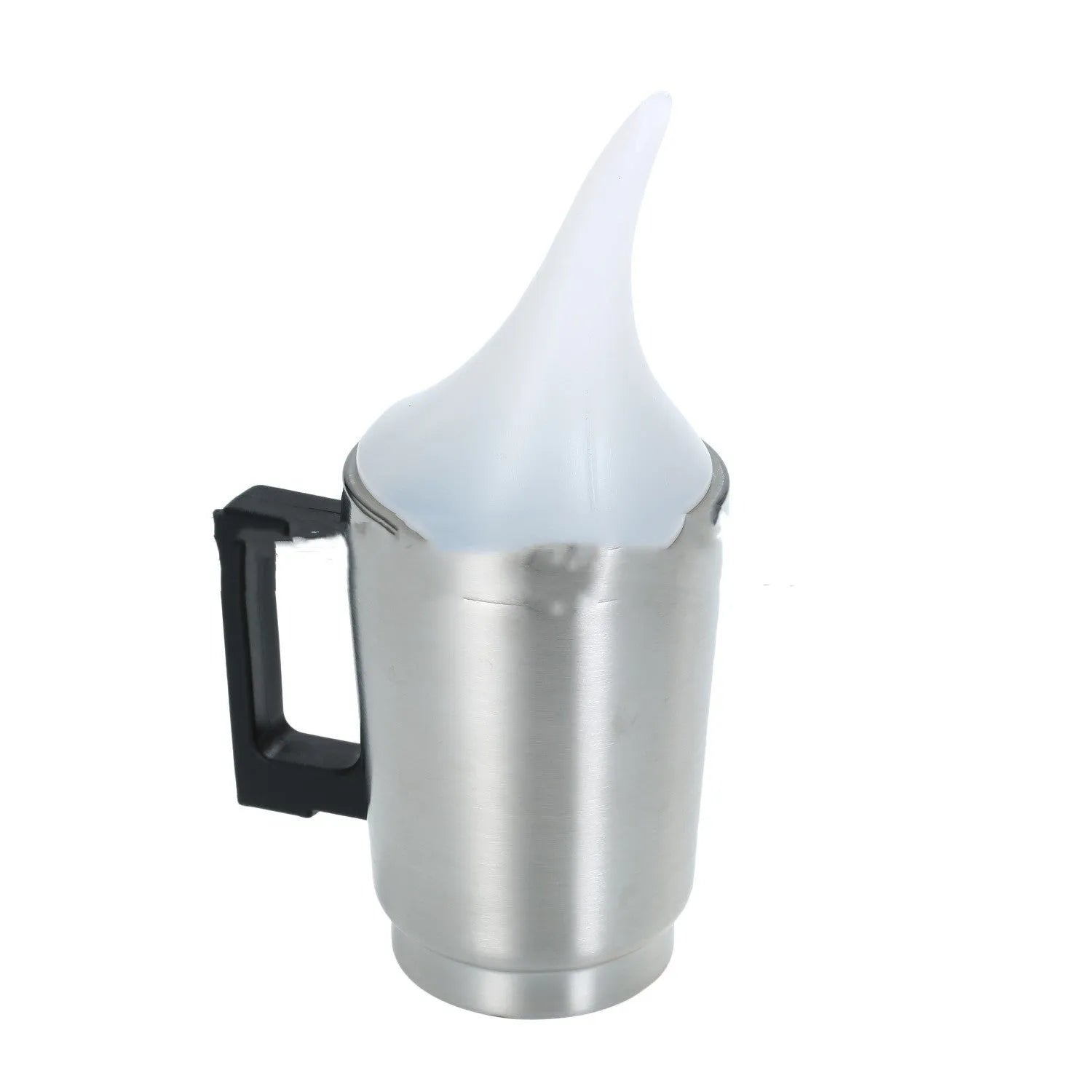 Automotive headlamp renovation kit with stainless steel cups, elbow covers, funnels and power adapters
