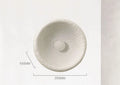 Japanese minimalist wall lamp with resin shade in three size options for ambient lighting