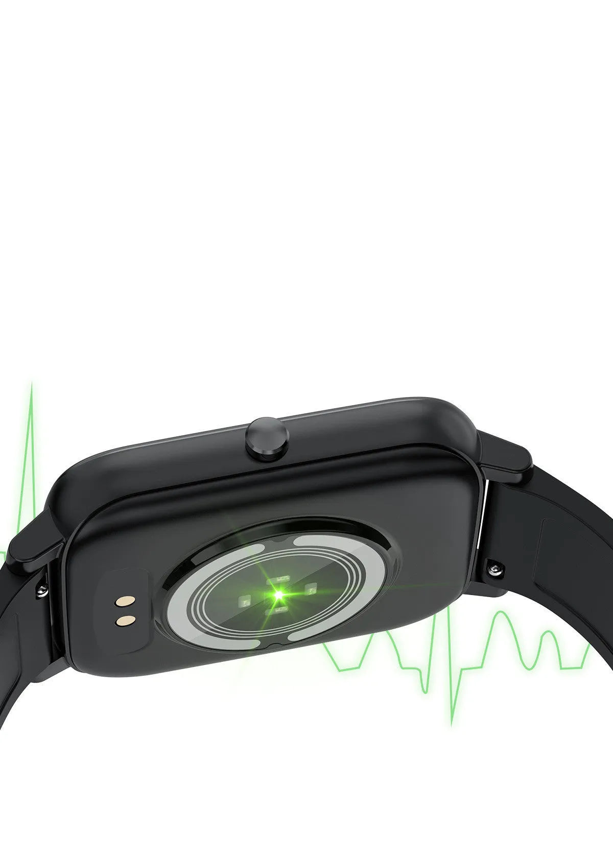 H80 fashion sports smart watch with ECG and blood oxygen monitoring on a silicone wrist strap.