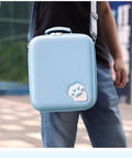 Cat claw design Nintendo Switch storage bag with game card slots and diagonal carrying strap