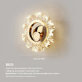 High Sense modern minimalist wall lamp with white acrylic shade showing three light colour options