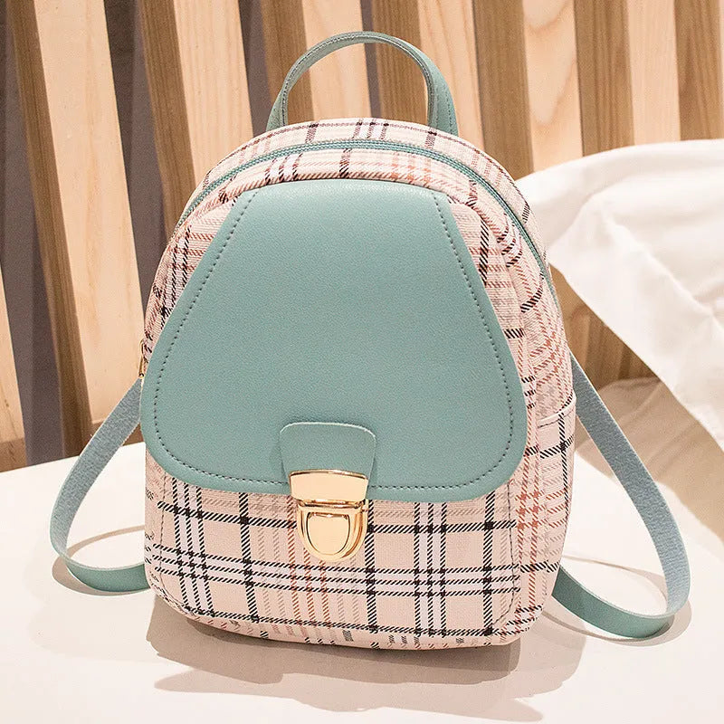 One shoulder diagonal phone bag in PU fabric with adjustable strap, shown in multiple colour options.