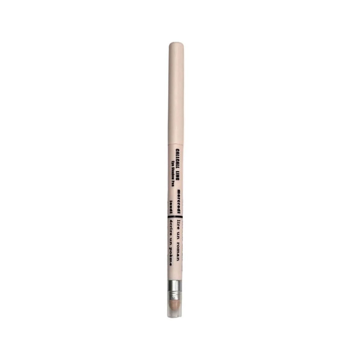 2-in-1 waterproof highlight eyeliner pen in 15 colours including beige pink gold purple