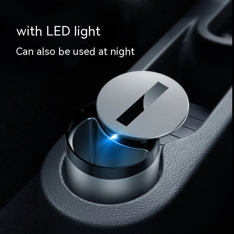 Intelligent induction ashtray with automatic opening in aluminium construction