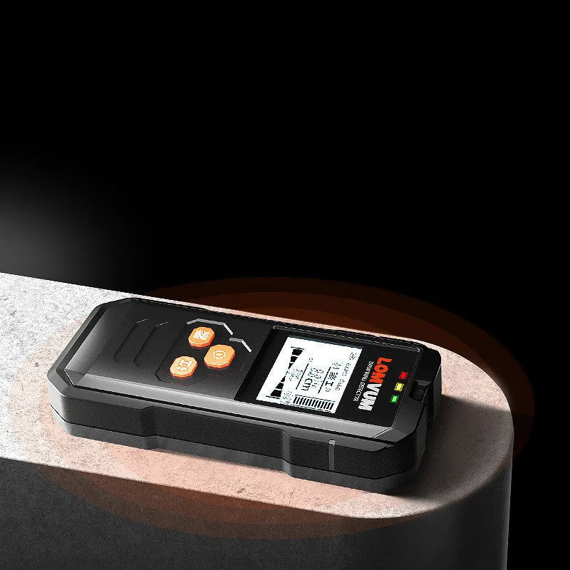 Multifunctional wall detector handheld unit for locating studs, wires and pipes behind walls