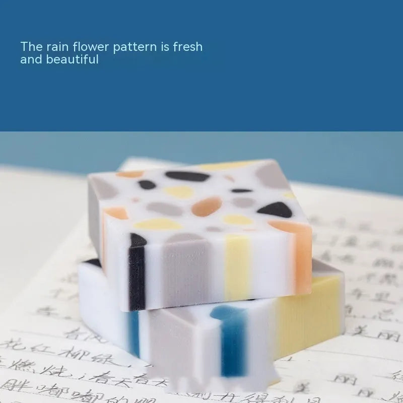 Super Clean Traceless Eraser with brick-style design for pencil mark removal