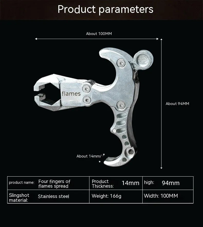 Zinc alloy archery release aid with two-axis harpoon clip mechanism for bowstring attachment