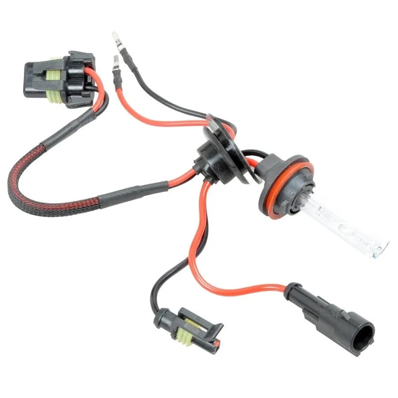 HID xenon car headlight bulb, 12V 35W, H1 H3 H7 H8 H9 H11 9005 9006 9012 fitments, 4300K 6000K 8000K