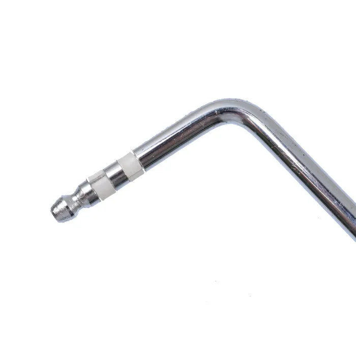 A direct plug-in guitar tremolo bar in chrome finish options: black, blue, gold, and silver.