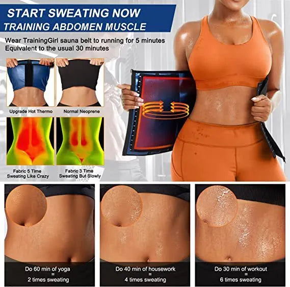 Sports waist shaping breasted belly belt in neoprene with adjustable abdomen contracting function