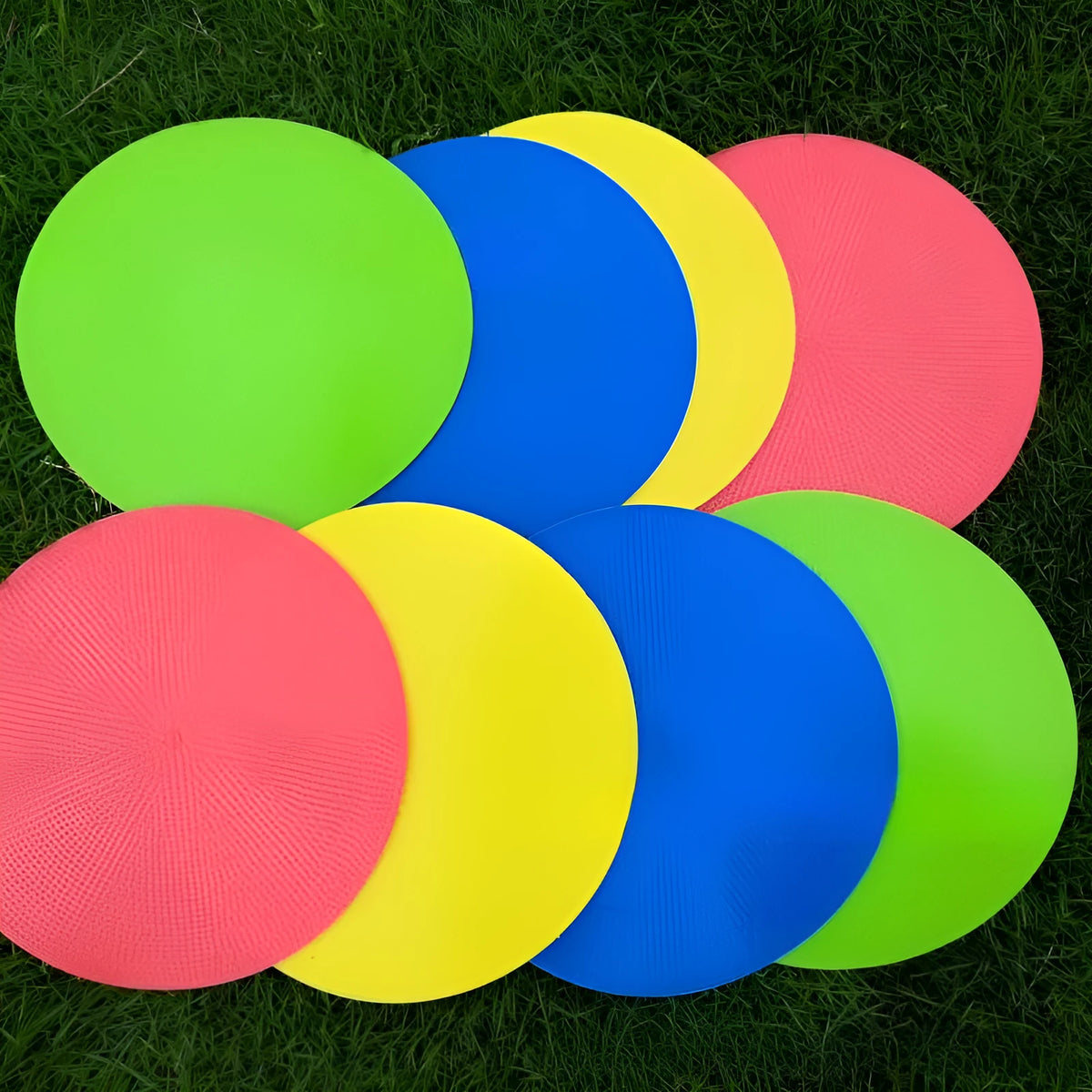 Football training target disc in multiple colours for foot basket row sports accuracy practice