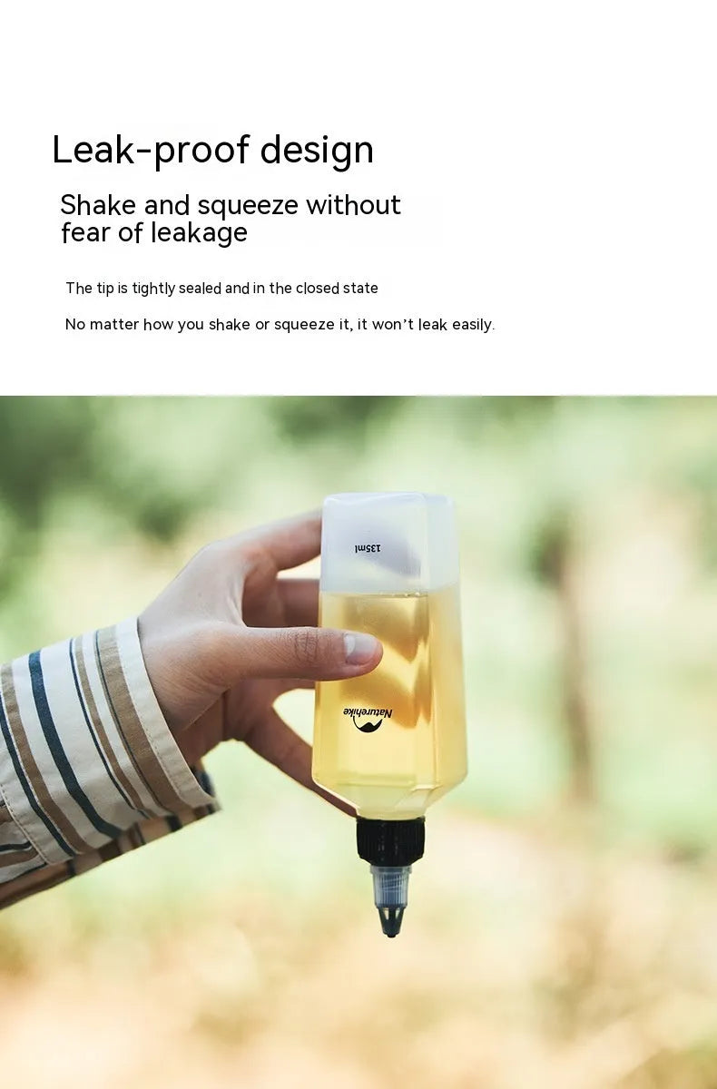 Naturehike portable seasoning bottle six-piece set in modern simplicity design for outdoor food.