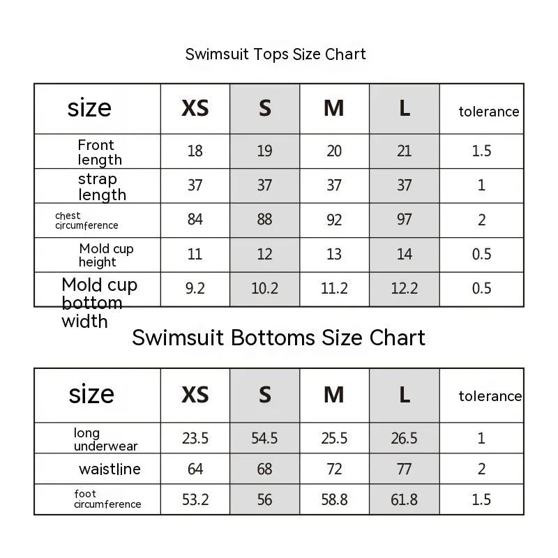 Women's lace-up split front swimsuit bikini set with backless design