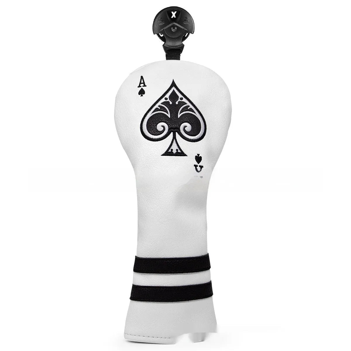 PU golf club head protective sleeve cover for putters in one of three available colours.