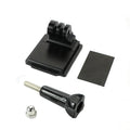 Black GoPro helmet holder extension rod bracket with quick-release mechanism for GoPro 3 and 4 cameras