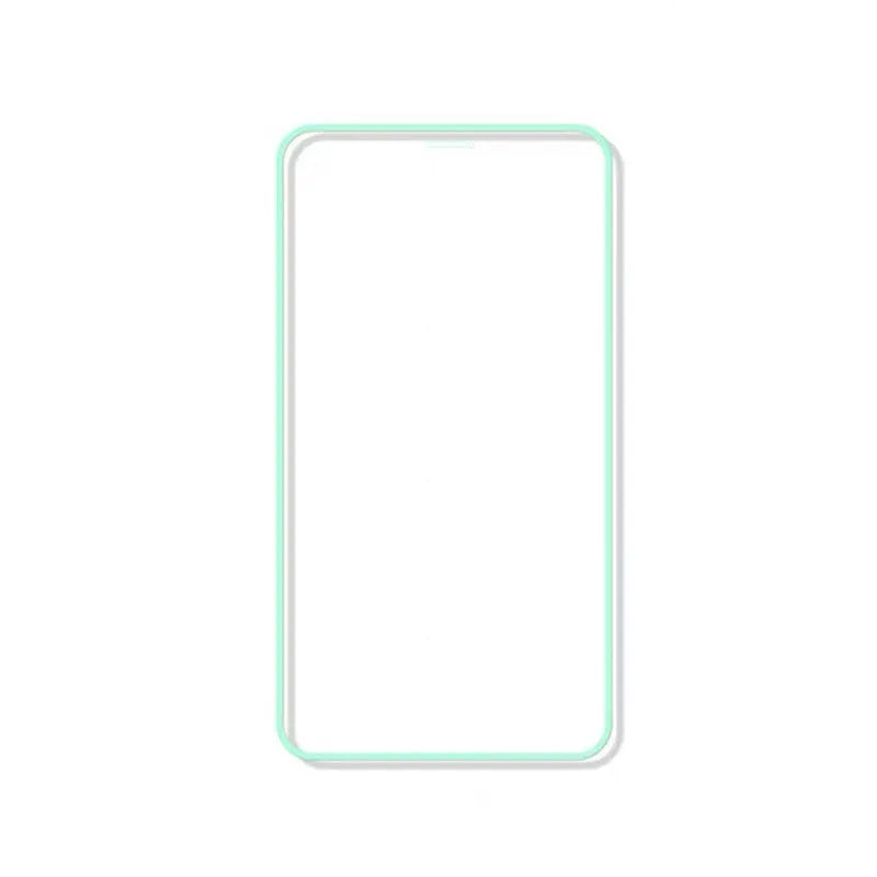 Luminous full cover tempered glass screen protector for iPhone glowing in dark with anti-scratch features