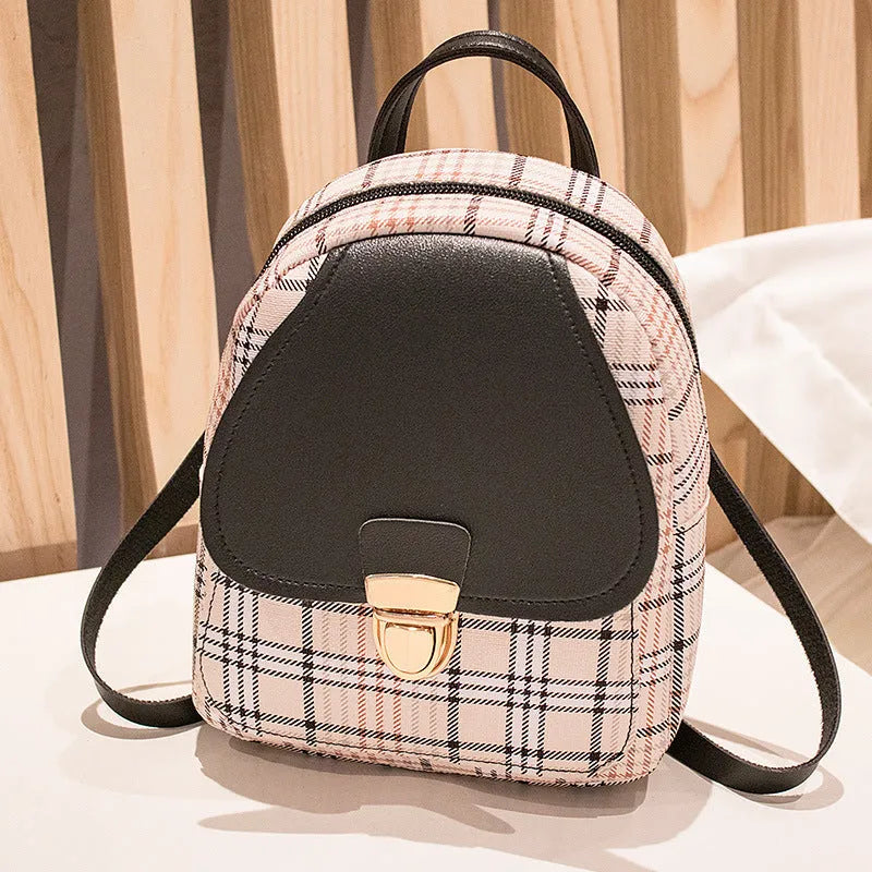 One shoulder diagonal phone bag in PU fabric with adjustable strap, shown in multiple colour options.