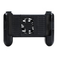 Black P2 cooling Bluetooth controller for iPhone gaming with physical buttons