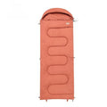 Cotton sleeping bag quilt for outdoor camping in ochre or olive green colour
