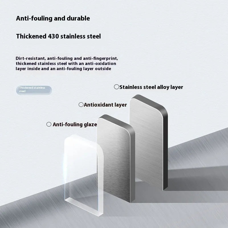 Stainless steel smart trash can with induction opening and square design