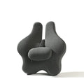 Car cushion with adjustable memory foam waist support in black, grey and pink colour options