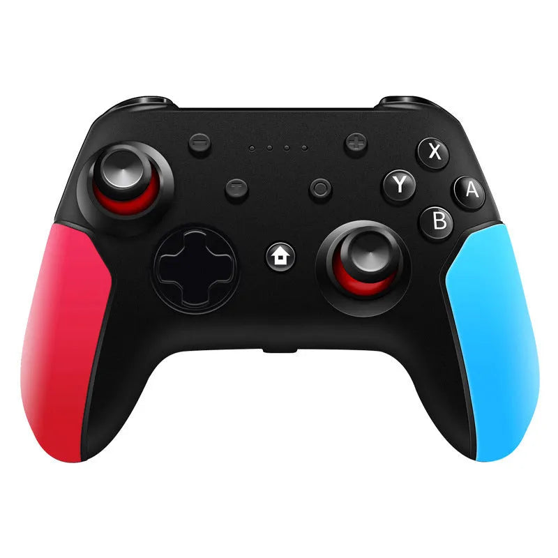 Bluetooth gamepad for Nintendo Switch, PC and Android in blue and red colours