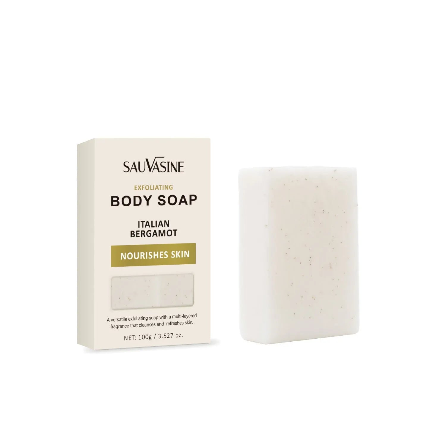 Exfoliating moisturising body soap for adult universal skin types SWX-A386