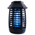 Black aromatherapy mosquito killer lamp with either UV or LED tube for indoor pest control