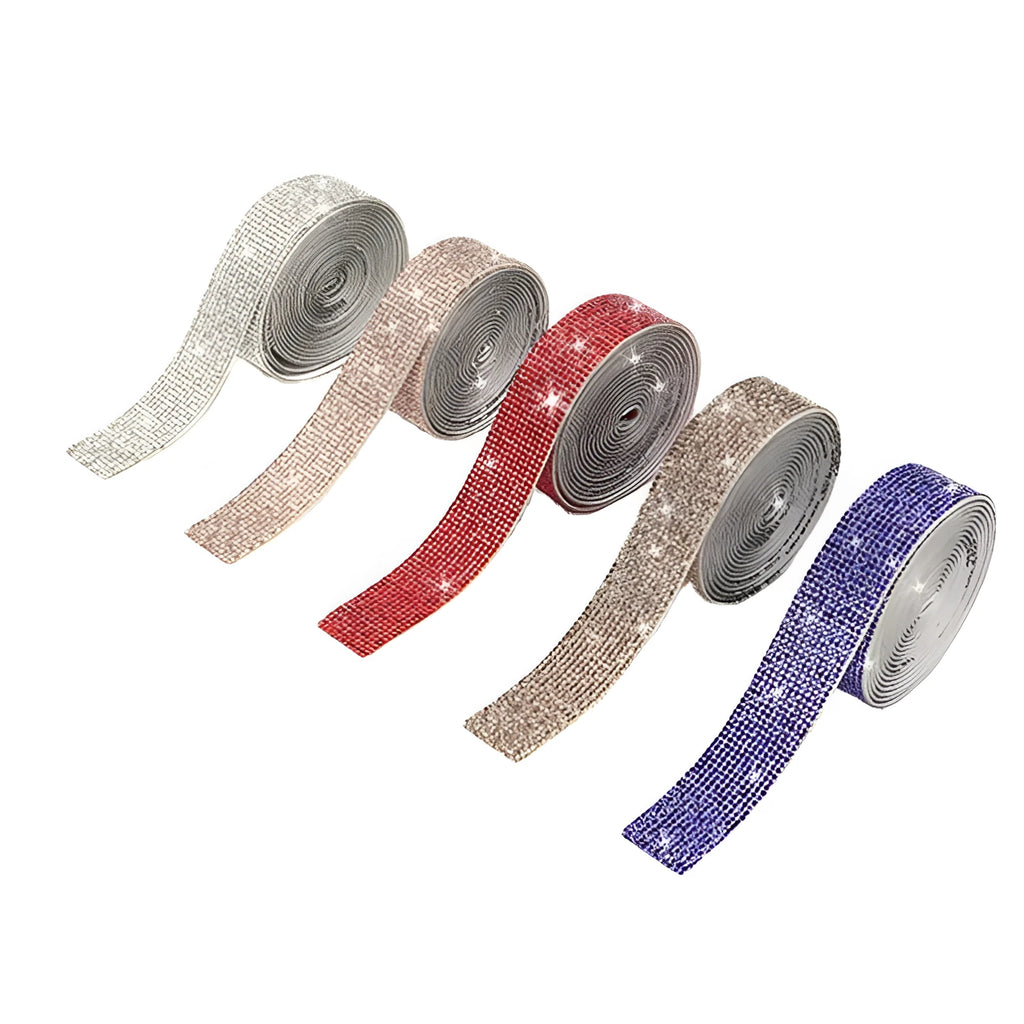 Self-adhesive water drill sticks in white and AB colour for clothing and shoe decoration