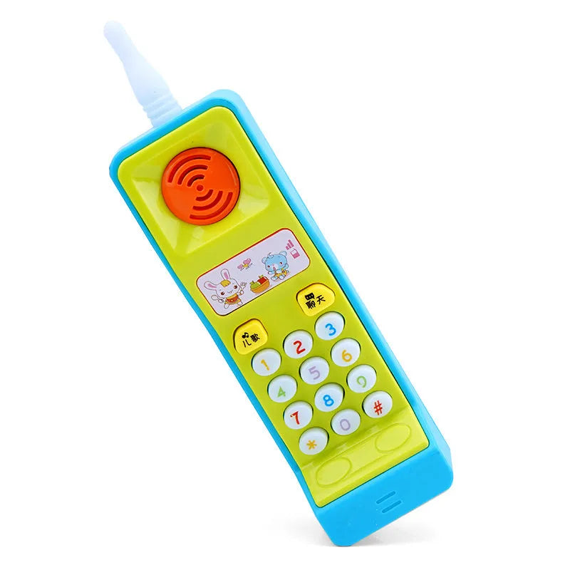 Educational toy with cartoon animal design featuring sound and light functions for children 3 years and older