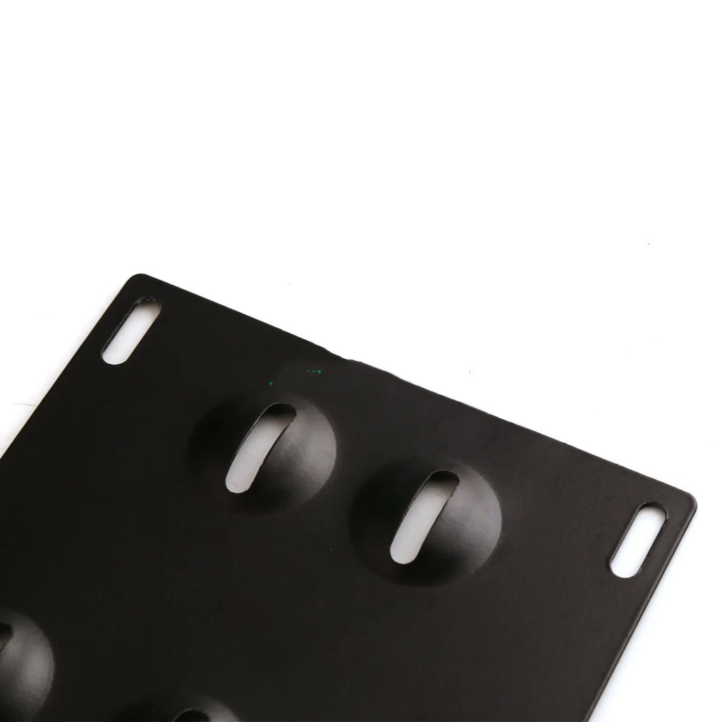 American licence plate frame trailer hook for car modification with metal plate and mounting hardware