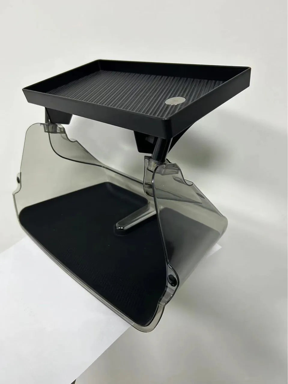 Tesla Model 3 and Y black ABS centre console storage box under ETC unit