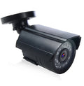 Black AHD HD waterproof CCTV security camera with infrared night vision LEDs