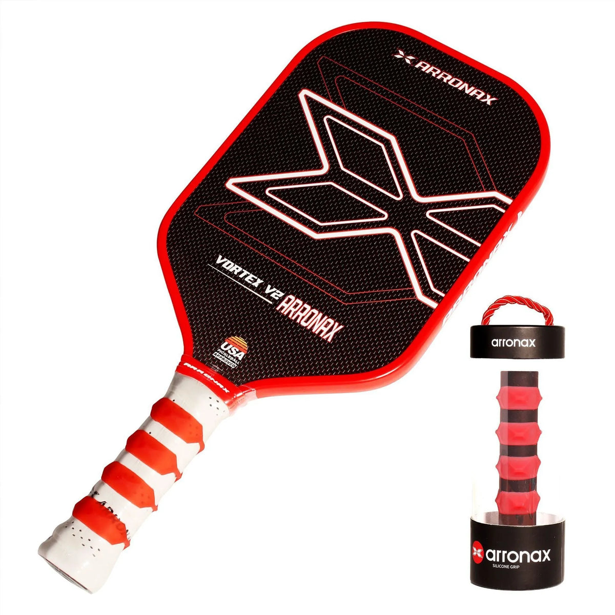 Tennis racket silicone hand buckle in seven colours showing 17.6cm measurement