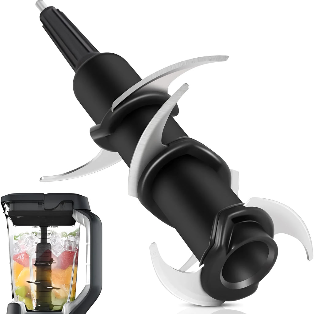 Stainless steel juicer knife seat replacement accessory with six-stack blade design