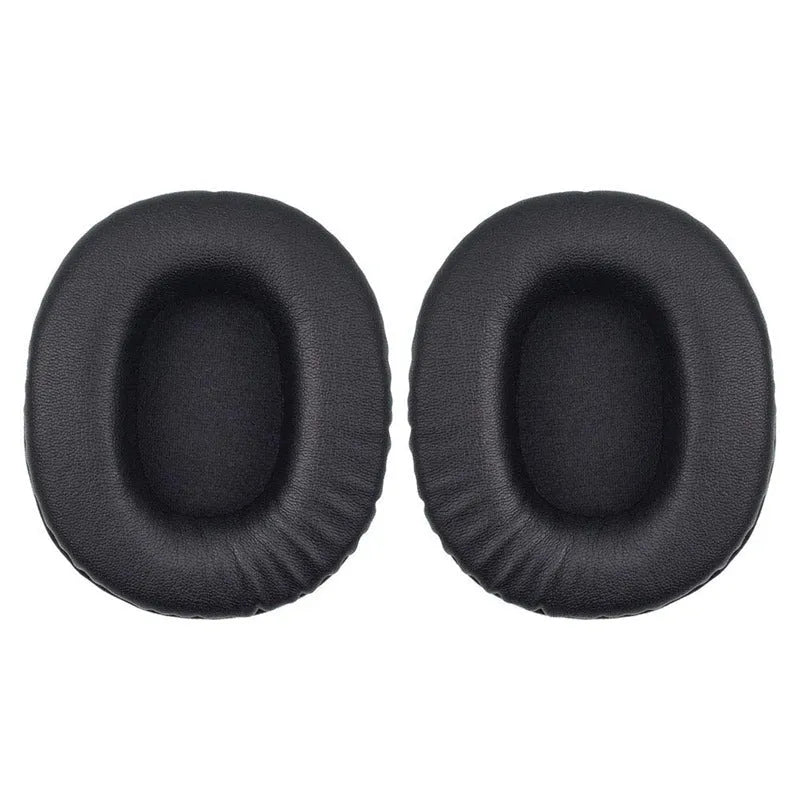 Black PU leather replacement headphone covers for Sony MDR-1R model