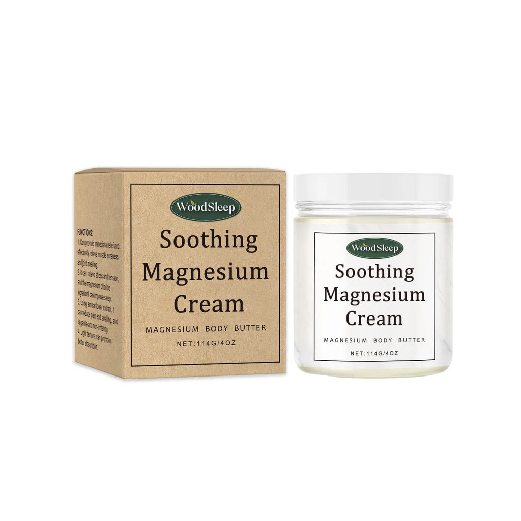 114g magnesium cream pot for post-exercise body care and muscle comfort