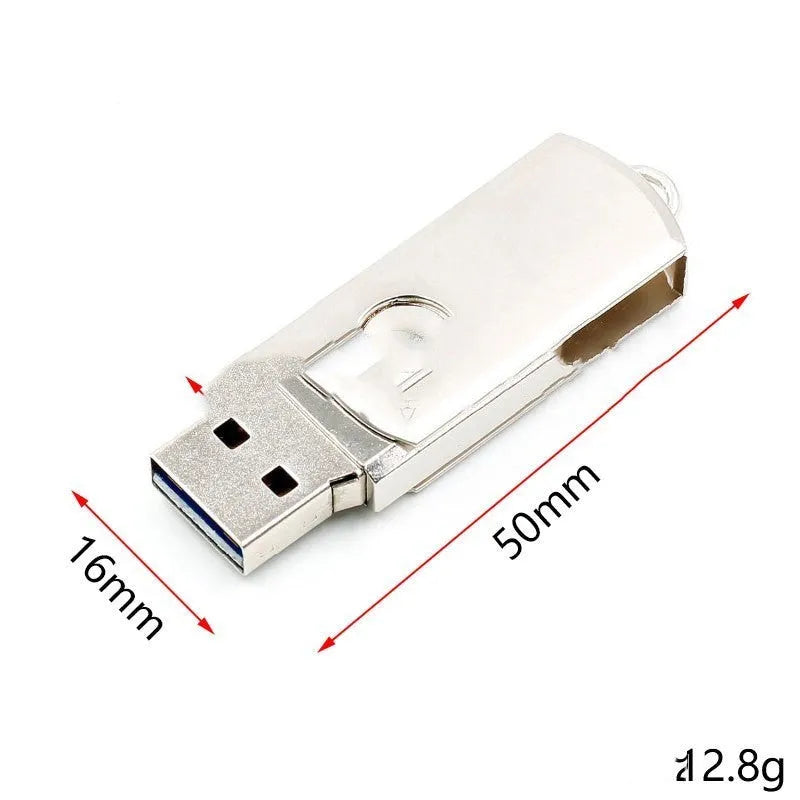 Single chip microcomputer USB development board with ATMEGA32U4 microcontroller chip measuring 50mm by 16mm